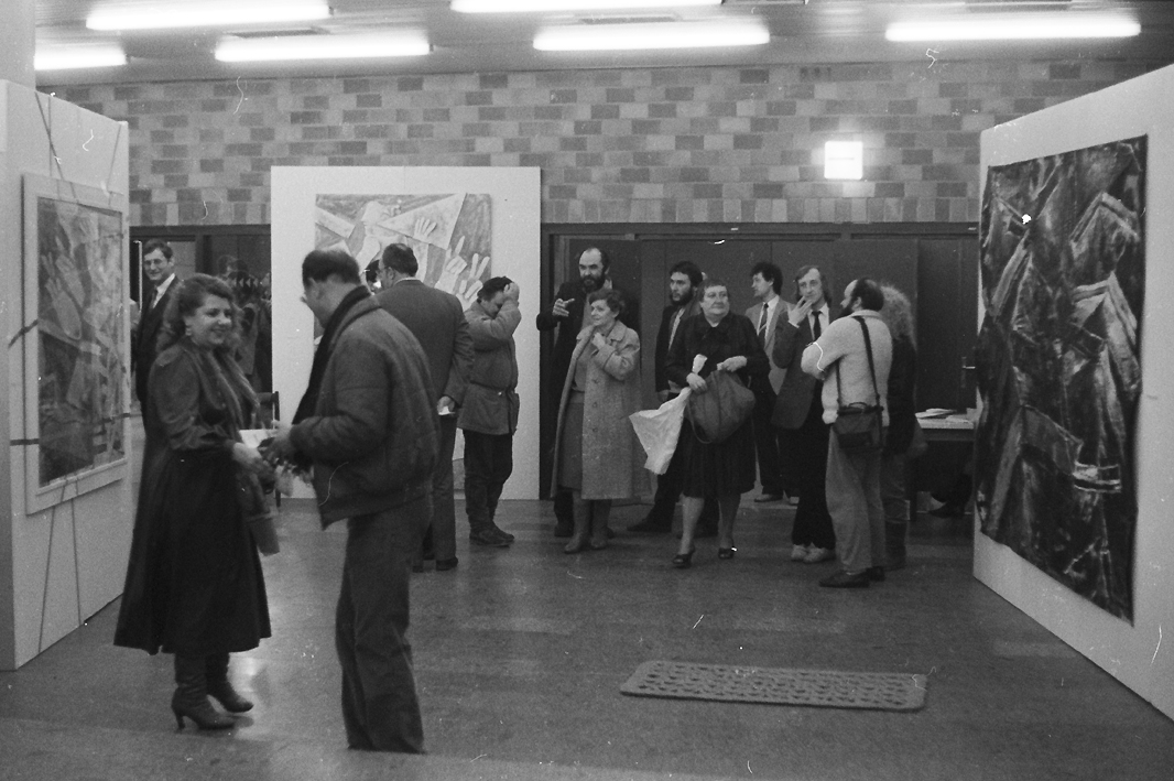 Lucia Bartošová, Výstava Nový slovenský obraz, Slovenský rozhlas, Bratislava. 1988. Súkromný majetok